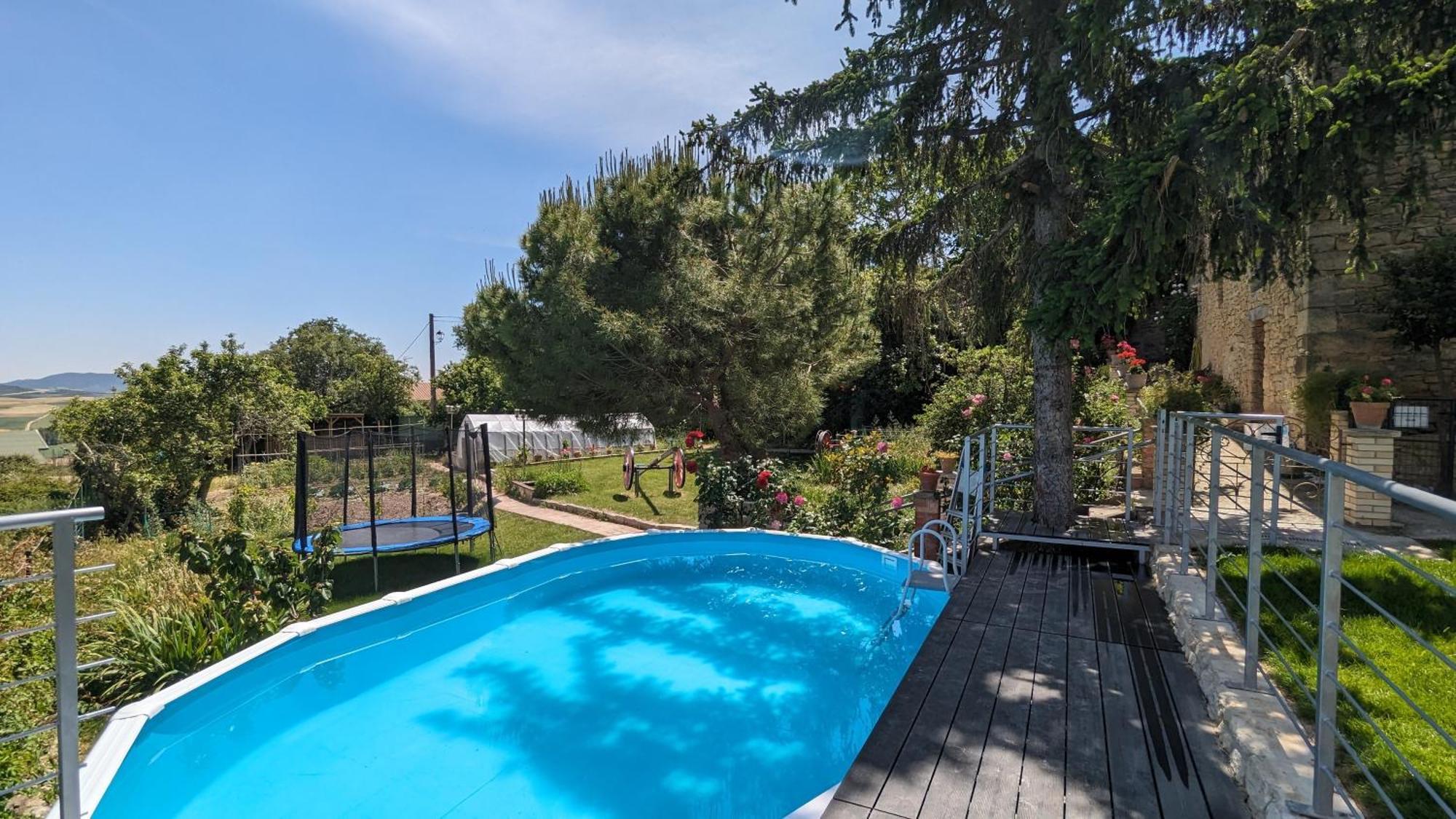 Casa Albaitar Con Piscina Y Sala De Juegos Azcona Екстериор снимка